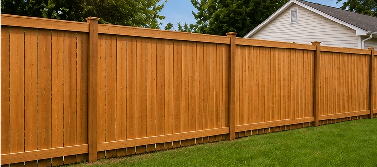 Fence after project