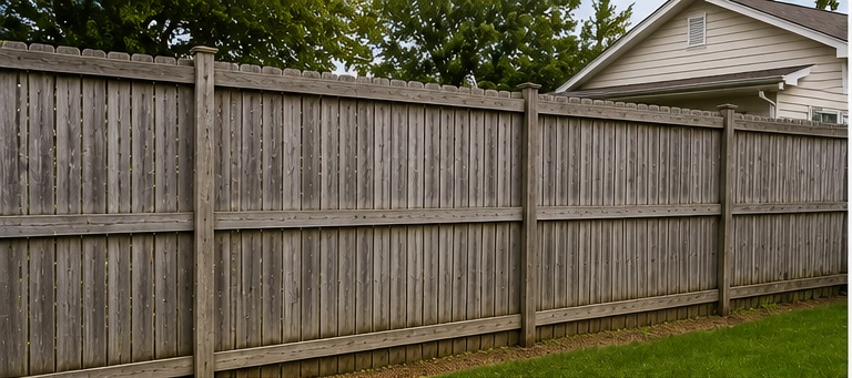 Fence before project